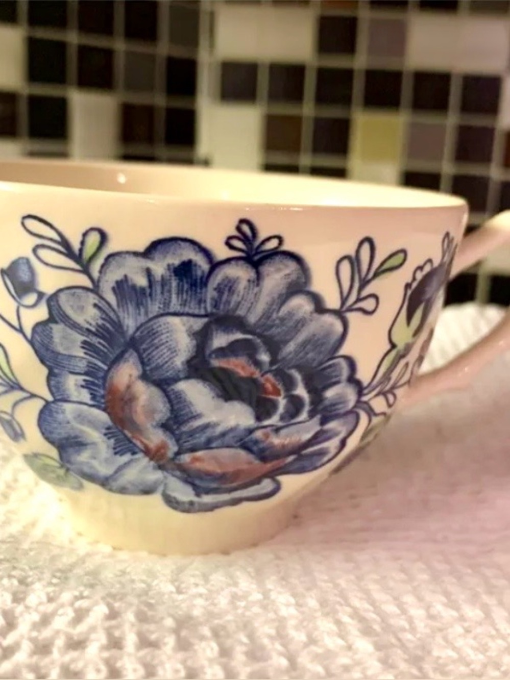Johnson Brothers Blue Chintz Teacup